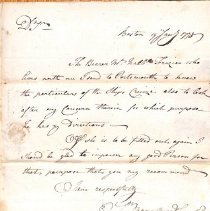 Philip Moore to John Langdon